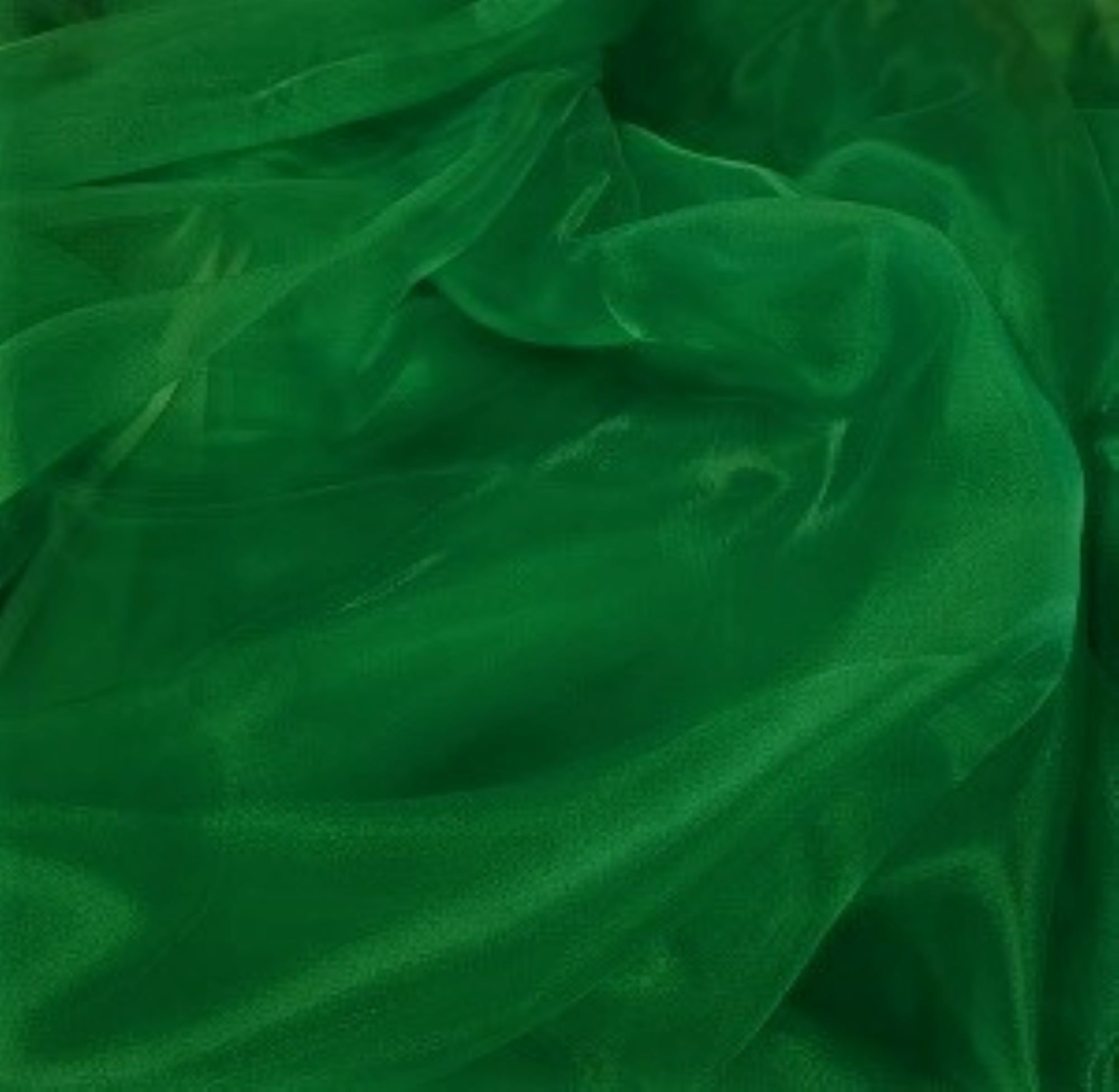 Fabrics Organza Emerald Col Cm Wide Sold On A Metre Roll