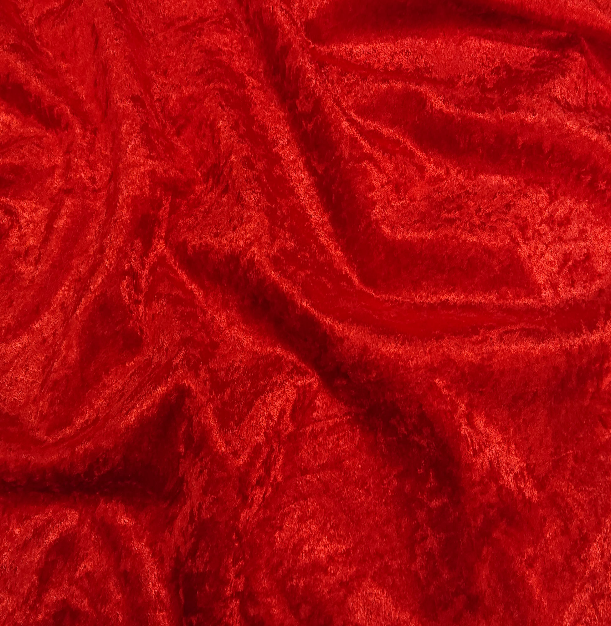 Fabrics :: Velvet super crushed. Red. 137 cm wide. Sold by the 30 metre ...