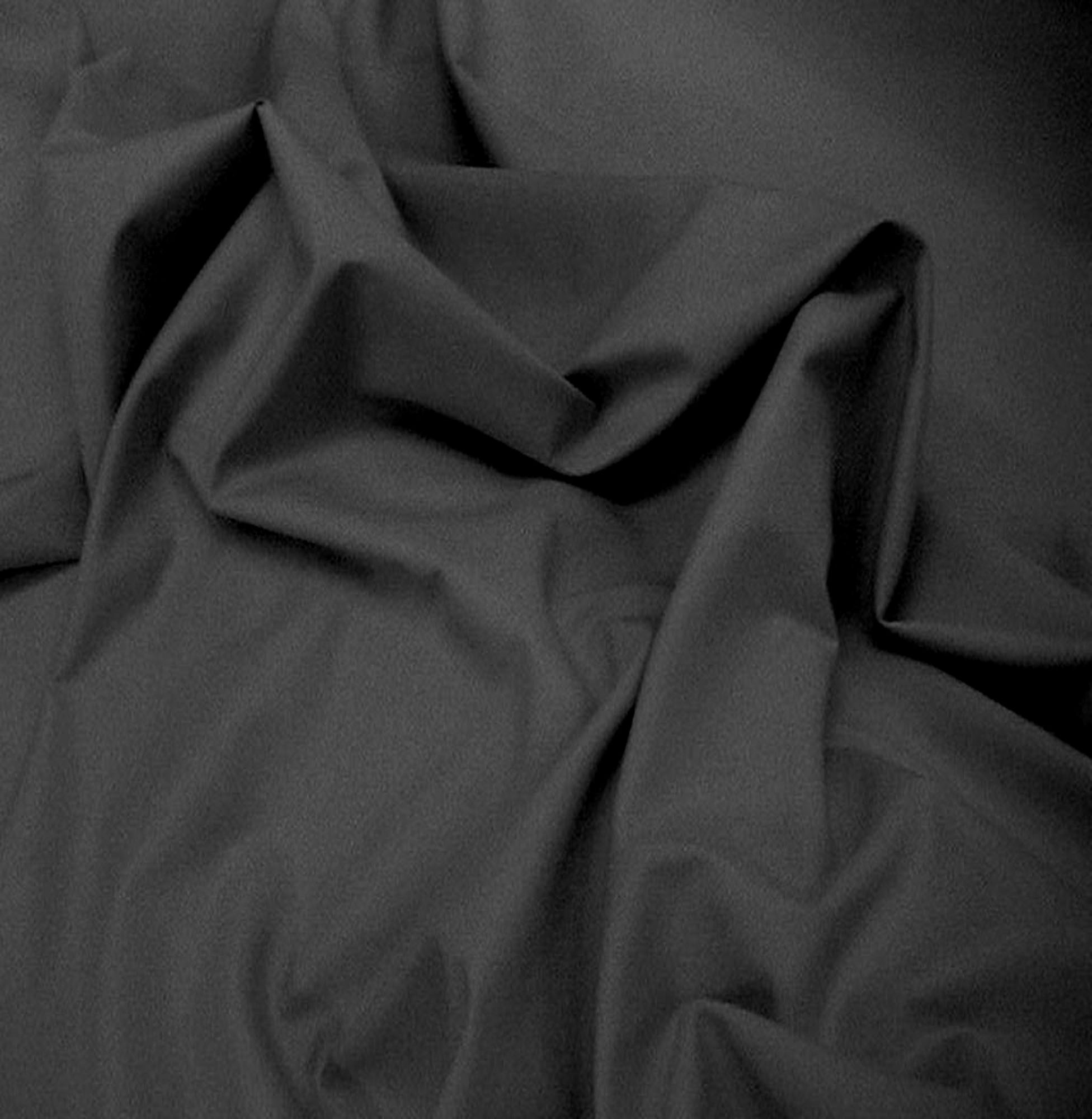 Fabrics POLYCOTTONPLAIN. Polycotton plain Col.49 Dark Grey. 112