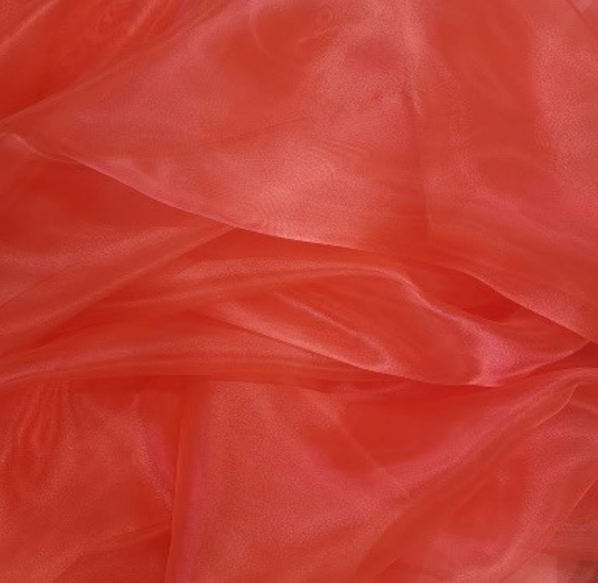 Fabrics Organza Watermelon. Col. 13. 150cm Wide. Sold On A 25 Metre